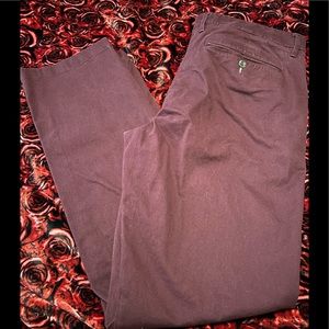 Men’s Maroon Goodfellow & Co Slim Chino Pants Size 38 X 32